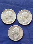 1953 PDS Washington 90% silver Quarters Circulated