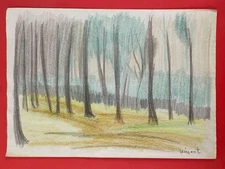 Vincent van Gogh Drawing on paper (Handmade) signed and stamped