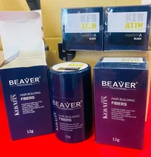 KerAtin Hair Building Fibers,  Black , 12g