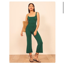 Reformation Rylee Green Jumpsuit