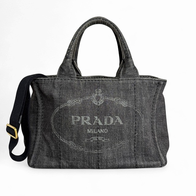 Prada Canapa Denim Tote Bag for Women Stylish Designer Handbag
