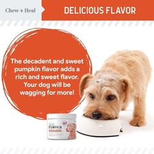 Organic Pumpkin Powder for Dogs - 4 oz w/ 5cc Scoop - Digestive Support  Fib...