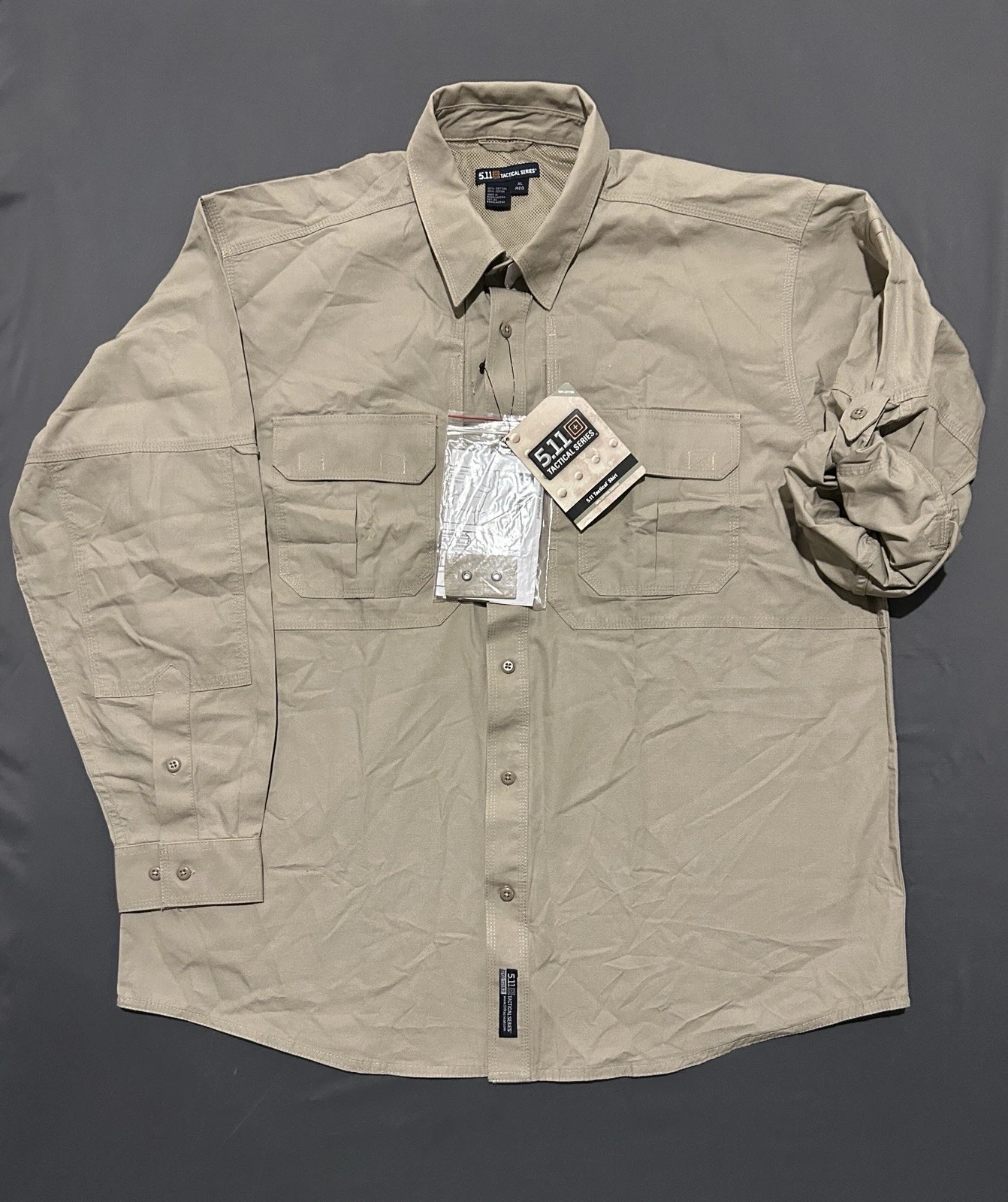 5.11 Tactical Series Shirt Mens XL Khaki Long Sleeve Canvas Military Style 72157
Opens in a new wind