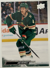 Jon Merrill 2022-23 Upper Deck Series 1 Minnesota Wild #86