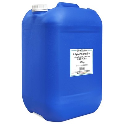Glycerin pflanzlich 99,5% | 25 kg/20L Glycerol für Cremes, Seifen | Ph.Eur. E422