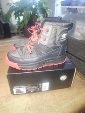 SOREL Youth Whitney III Mid Waterproof Snow Boots, Size Youth 2