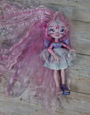 MAGIC MIXIES Unicorn Pixlings Pixie Doll Soft Crimped Pink Hair 5.5" UNIA Doll