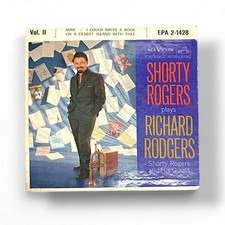 Shorty Rogers Plays Richard Rodgers Vol II 45 EP 1957 RCA Victor Jazz West Coast