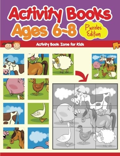 Activity Books Ages 6-8 Puzzles Edition, Kids 9781683762737 Free Shipping<-
