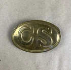 CS Civil War Belt Buckle Brass Repro CSA Confederate Reproduction