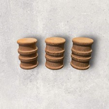 Lot Of 3 Vintage O Gauge Lionel Wooden Ribbed Barrels Unfinished Shipping Loads
