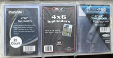 Ultra-PRO Prosale BCW 4 x 6 Topload Holder 25 per pack. Assorted Manufactures