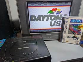 Daytona USA (Sega Saturn, 1995) Complete W/ Manual + Reg Card Tested Working
