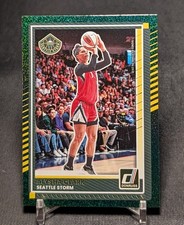 Alysha Clark Green Shimmer Holo Foil 2025 Donruss WNBA Card #61 Seattle Storm