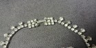2 1950s Art Deco Style Rhinestone Necklace Clip On Earrings Vintage Jewelry Lot — photo 6