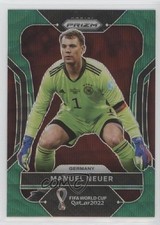 2022 Panini Prizm World Cup Qatar Green Wave Prizm Manuel Neuer #114 10y9