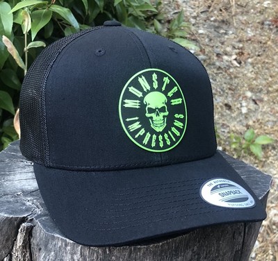 Monster Impressions Skull Baseball Trucker Hat Adjustable Limited Custom Unique