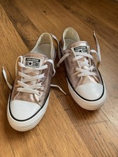 Converse All Star Trainers Sz 7 Rose Gold