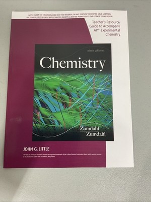 Teacher s Resource Guide To Accompany AP Experimental Chemistry-9th Edition