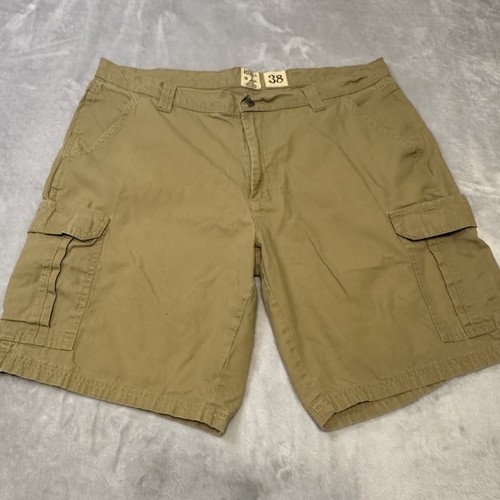 Red Head Cargo RipStop Shorts Men's Size 38 Khaki Brown Relaxed Fit Pockets