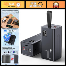 High Capacity 70000mAh Portable Charger, Fast Charging Power Bank, 30W USB C, PD