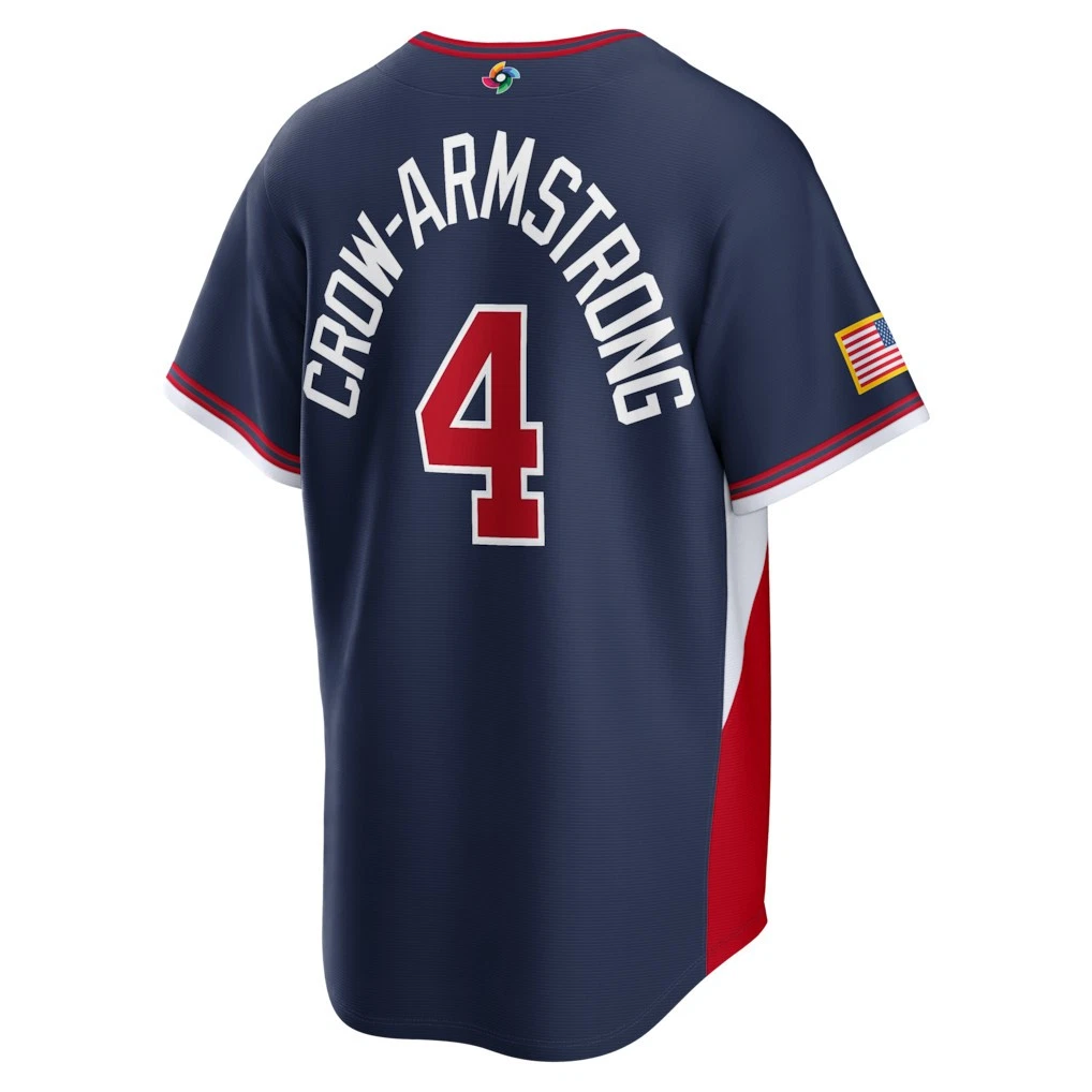 Pete Crow-Armstrong USA World Baseball Classic 2026 Home + Away