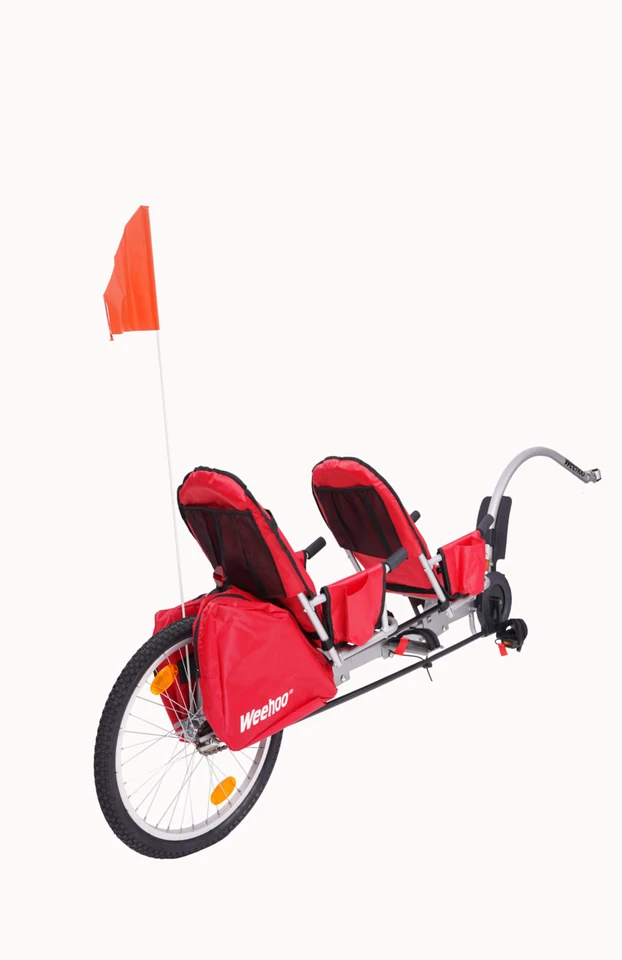 Remolque Weehoo iGo para 2 bicicletas Foto 2 de 4