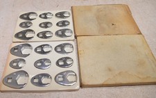 2 Sets Crowfoot Socket Metric Sae Mechanics Flare Nut Tool Lot Collectible Set
