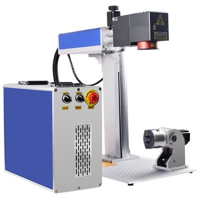 200W 3D JPT MOPA M7 Fiber Laser Marking Machine Curved Relief Deep Engraving US