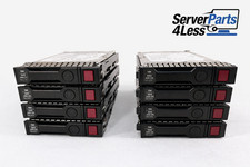 LOT OF 8 HP 600GB 12G SAS 10K 2.5" SFF SC HDD 781577-001 781516-B21 RAID