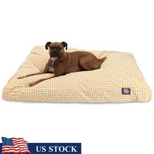 Removable Washable Rectangle Dog Bed Non Slip Cozy Crate Bed Pet Comfort New