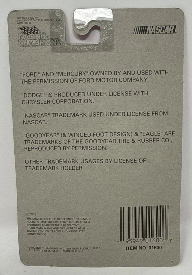 Racing Champions NASCAR Classics Dave Marcis 1969 Dodge #30 Diecast 1/64 - Image 2 of 2