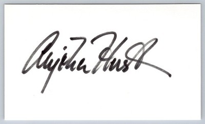 Angelica Houston Hand Signed Index Card Autograph - Actor