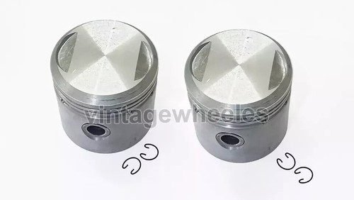 BSA 650cc A10 OHV Models Oversize Piston 0.40mm + Ring & Circlip Set - Picture 4 of 9