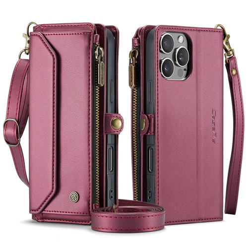 Crossbody Wallet Case Leather Cover Cards Slots for iphone 13 14 15 16 Pro Max - Picture 24 of 29