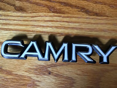 Toyota Camry  Emblem Rear Badge USDM 87-91 88 89 90 V20 Rare Vintage NOS