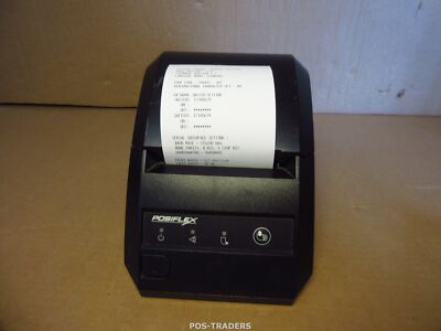 Posiflex PP-8000B Therrmal 80mm Ticket POS Receipt Printer Black TESTED + PSu
