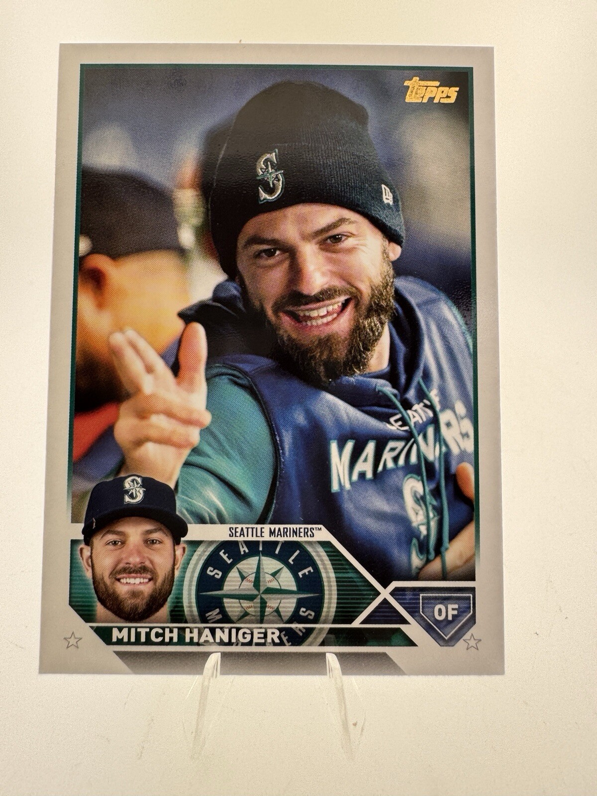 2023 Topps Series 1 - Mitch Haniger #49 Ssp Image Variation Golden Mirror