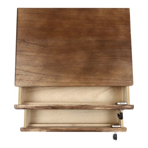 Cassettiera portagioie da scrivania in legno portaoggetti tavolo armadio organizer cassettiera - Foto 18 di 22