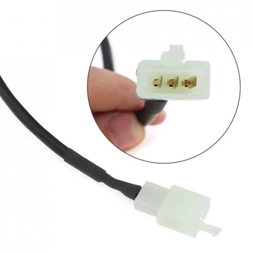 Universal Motorcycle 12V 3 Pin Digital Odometer Speedometer Sensor Cable Black - Picture 8 of 11