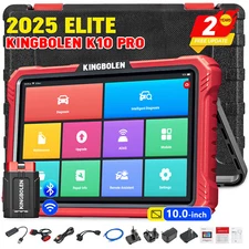 2025 KINGBOLEN K10 PRO OBD2 Car Diagnostic Tool Scanner Key ECU Coding CANFD