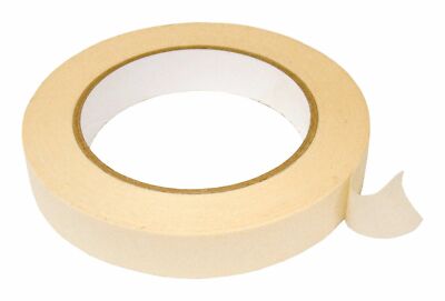 10er Pack Allgemeines Abdeckband 20 mm x 50 m Zum Selbermachen Maler Dekorateur Leicht Reißen