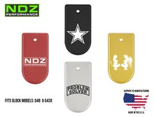 for Glock 43X 48 9mm Magazine Base Plate Finger Extension Aluminum Popular