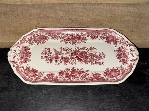 Villeroy & Boch Red Fasan Pattern Sandwich Tray - Picture 2 of 3