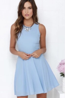 sachin and babi light blue dress Unbranded Denim Short Dresses for Women for sale