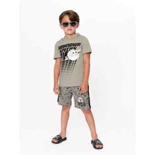 B2 Mandalorian Star Wars Boys Size 7 Hooded Shirt with Shorts Outfit 072124