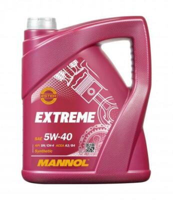 5l Mannol Fully Synthetic Engine Oil Extreme 5w 40 Sn Ch 4 Acea A3 B4 Vw 502 505 Ebay