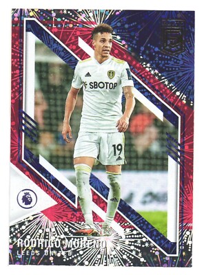 2021-22 Panini Donruss Elite Premier League Leeds United Firework Rodrigo Moreno