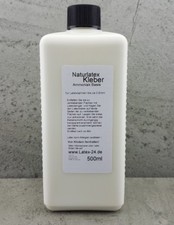 500ml Naturlatex Kleber Latexmilch Ammoniak Basis bis 0,6 mm Latexbahnen