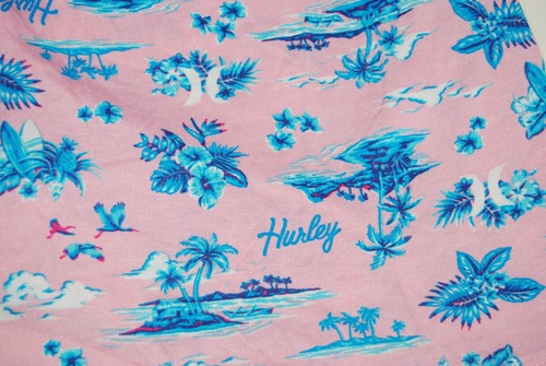 NWT Hurley Big Girls Pink Print Ruffled Off Shoulder Tank Top sz S M L - Picture 7 of 13